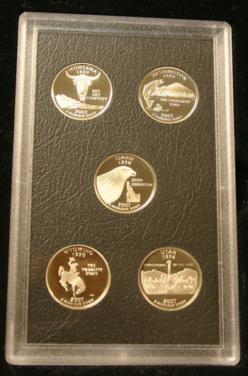 2007 American Legacy Collection Proof Coins Set state quarters reverse