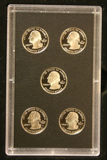 2008 American Legacy Proof Coins Set state quarters obverse