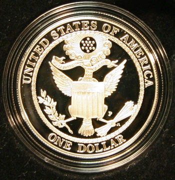 2008 American Legacy Proof Coins Set Bald Eagle commemorative dollar reverse