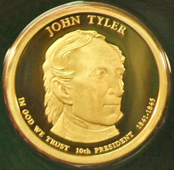 2009 Proof Set 10th Presidential Dollar John Tyler 2009 Proof Set 10th Presidential Dollar John Tyler