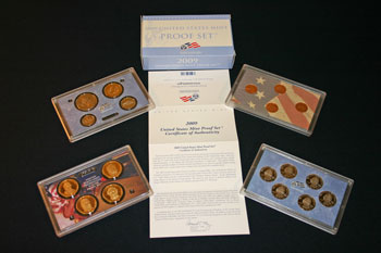 2009 Proof Set package and certificate side 1 2009 Proof Set package and certificate side 1