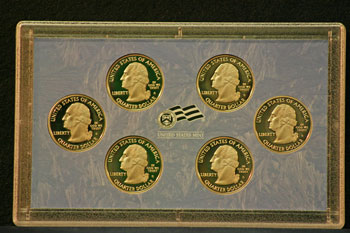 2009 Proof Set quarters obverse 2009 Proof Set quarters obverse