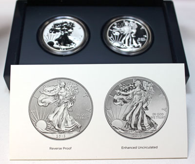 2013 American Eagle West Point Two-Coin Silver Set