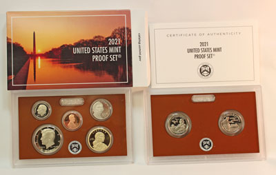 2021 US Mint Proof Coin Set