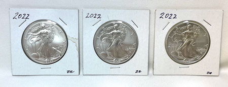 2022 American Eagle Silver Dollar Bullion Coins obverse