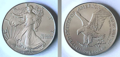 2025 American Eagle Silver Dollar Coin