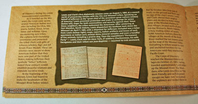 Lewis and Clark Coin and Currency Set Expedition Booklet page 8 Lewis and Clark Coin and Currency Set Expedition Booklet page 8