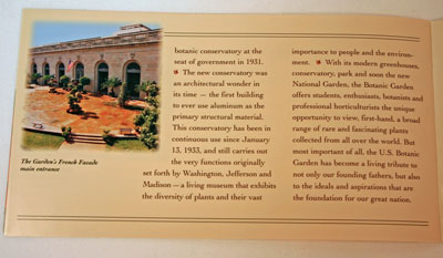 Botanic Garden Coin and Currency Set Booklet page 9