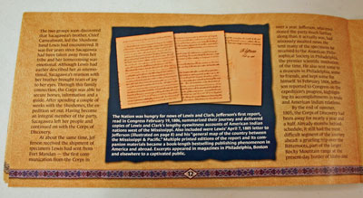 Lewis and Clark Coin and Currency Set Expedition Booklet page 12 Lewis and Clark Coin and Currency Set Expedition Booklet page 12