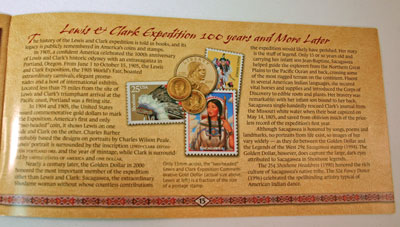 Lewis and Clark Coin and Currency Set Expedition Booklet page 15 Lewis and Clark Coin and Currency Set Expedition Booklet page 15