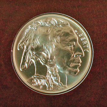 American Buffalo Commemorative Silver Dollar obverse