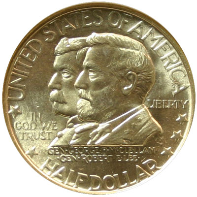 Battle of Antietam Anniversary half dollar commemorative coin obverse Battle of Antietam Anniversary half dollar commemorative coin obverse