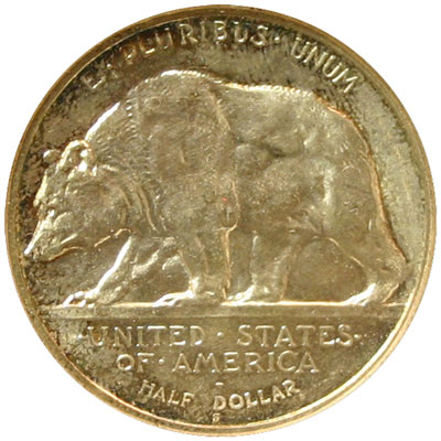 California Diamond Jubilee Half Dollar Reverse