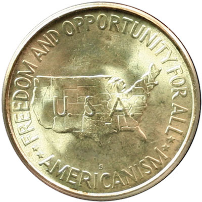 Carver Washington Commemorative half dollar reverse Carver Washington Commemorative half dollar reverse