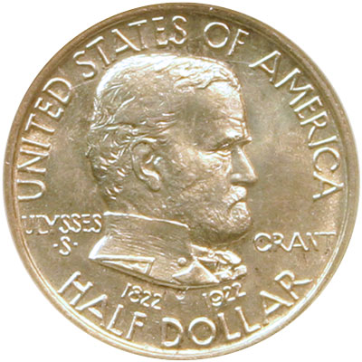 Grant Memorial Half Dollar Obverse Grant Memorial Half Dollar Obverse