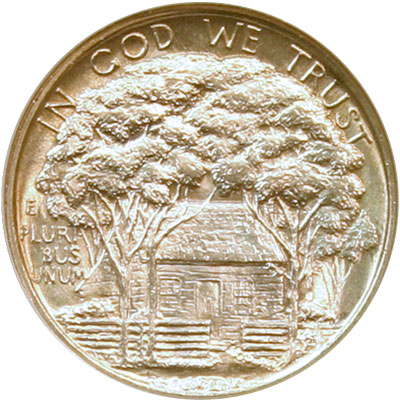 Grant Memorial Half Dollar Reverse