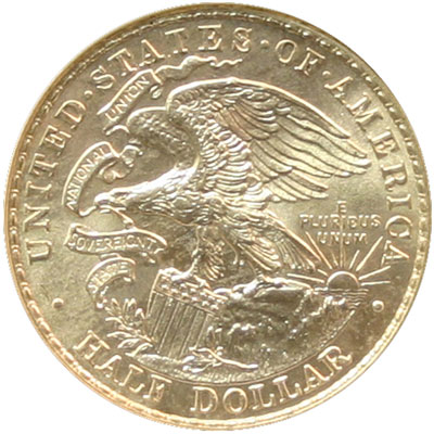 Illinois Centennial Half Dollar reverse Illinois Centennial Half Dollar reverse