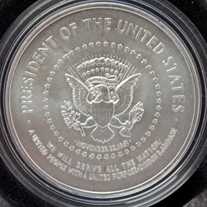 Johnson Presidential Medal reverse