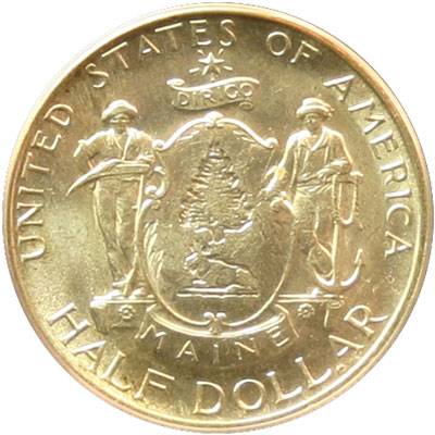 Maine Centennial Half Dollar obverse