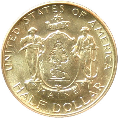 Maine Centennial Half Dollar obverse Maine Centennial Half Dollar obverse