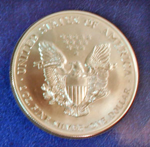 Millennium Coin and Currency American Eagle dollar reverse