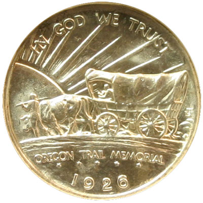 Oregon Trail Memorial Half Dollar commemorative coin obverse Oregon Trail Memorial Half Dollar commemorative coin obverse