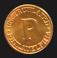 1986 Mint Set Philadelphia token