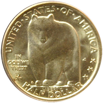 San Francisco Oakland Bay Bridge Opening half dollar commemorative coin obverse