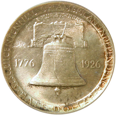 Sesquicentennial of American Independence Half Dollar reverse