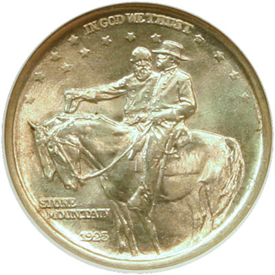 Stone Mountain Memorial Half Dollar obverse Stone Mountain Memorial Half Dollar obverse