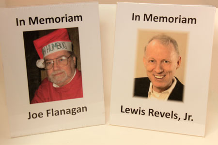 In Memoriam Joe Flanagan and Lewis Revels, Jr.