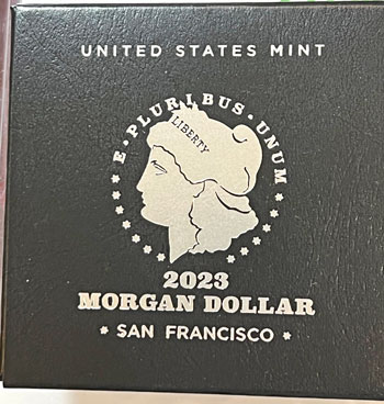 2023 Morgan Silver Dollar box
