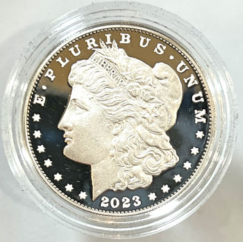 2023 Morgan Silver Dollar obverse