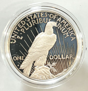 2023 Peace Silver Dollar reverse