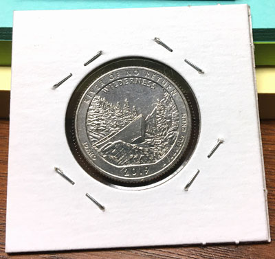 River of No Return 2019 America the Beautiful Quarter Coin reverse