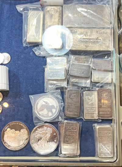 Silver Coins and Silver Bars Silver Coins and Silver Bars