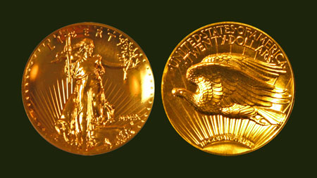 MMIX Ultra High Relief Gold Coin