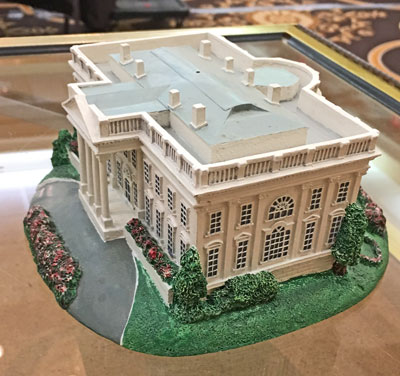 White House model front side view